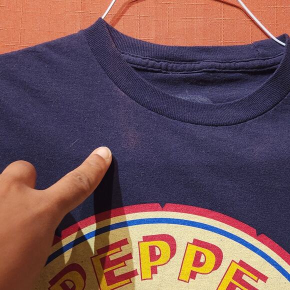 Beatles Sargent Peppers Lonely Hearts Club Band Size Small Blue Womens T-Shirt - Picture 4 of 7